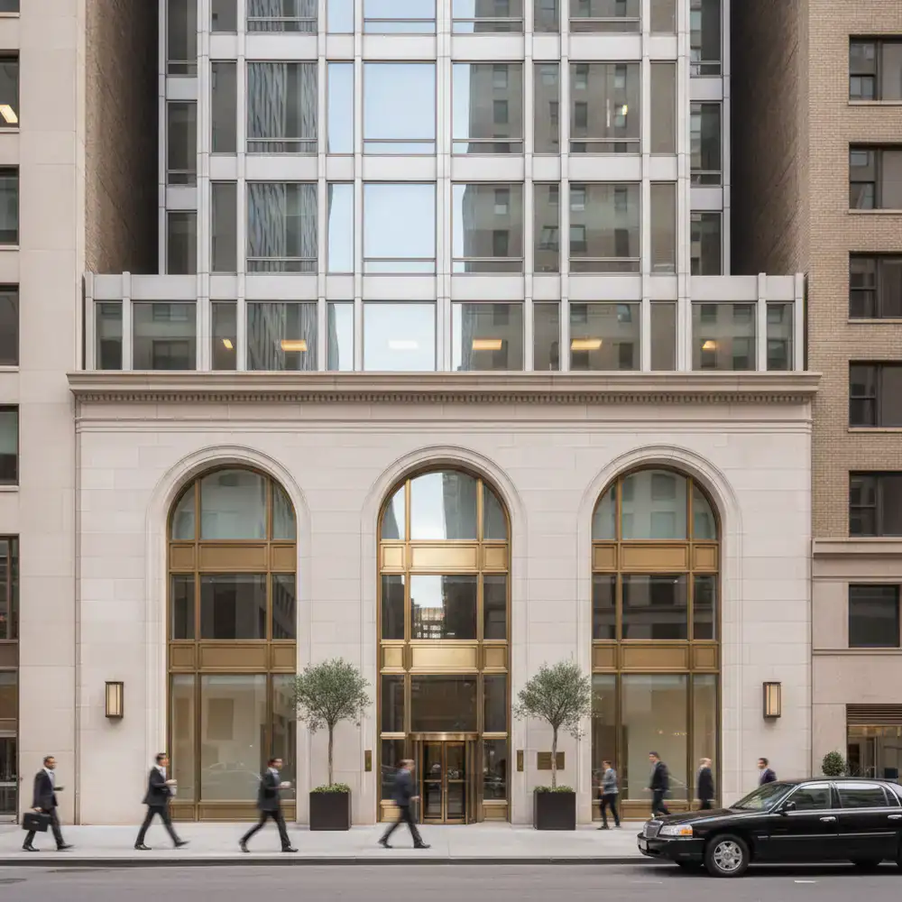 Elegant exterior view of Lexington Avenue office
